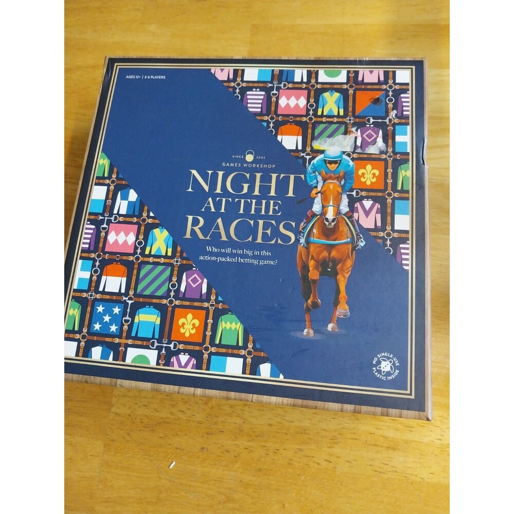 New Professor Puzzle's Night At The Races Games Workshop Board Game